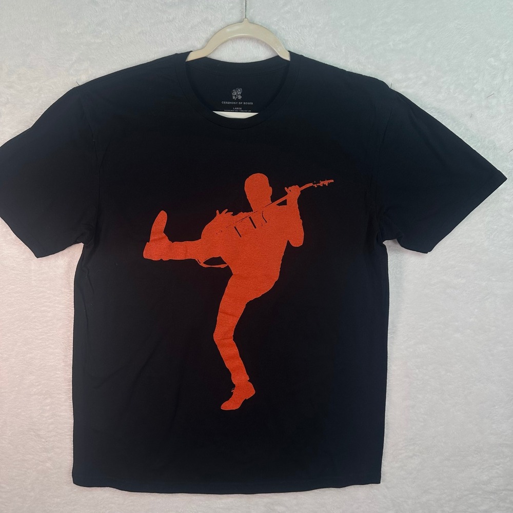 Bryan Adams‎ Canada Live 2024 Tour T-Shirt Mens Large Black Ceremony of Roses